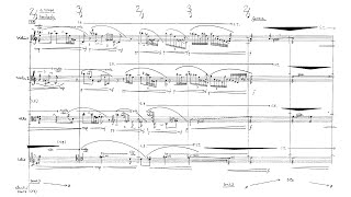 Kaija Saariaho  Nymphéa Jardin secret III 1987 for string quartet and live electronics [upl. by Anaoj]