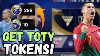 HOW TO GET TOTY TOKENS IN FC MOBILE 24FREE TOTY TOKENS FC MOBILEfree toty players fc mobile [upl. by Hudis]