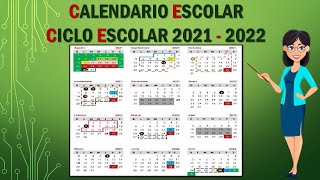 CALENDARIO SEP CICLO ESCOLAR 2021 2022 [upl. by Yrogreg430]