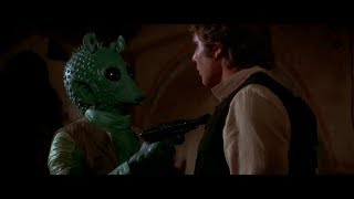 Oonta Goota Solo  Original 1977 Han Solo and Greedo w transcription  Star Wars 1977 [upl. by Dlorad]