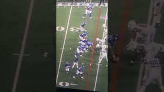 Daniel Jones misses wide open slayton for a TD and under throws him by 6 feet [upl. by Loggins]