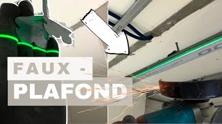 FAUXPLAFOND SOUS DALLE BETON  EP 79 [upl. by Elle]