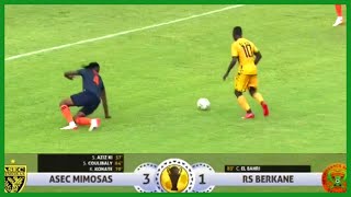 ASEC Mimosas vs RSB Berkane 3  1 Goals and Highlights CAF Confederation Cup [upl. by Lissner446]