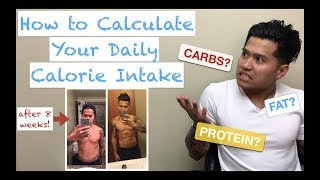 How to ACTUALLY Calculate Your Daily Calorie Intake The Easy Way [upl. by Sprage]