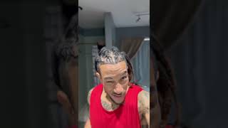 Tapered hairline locs locjourney blackhair blackhairstyles blackmenshair locsandbjj [upl. by Edward308]