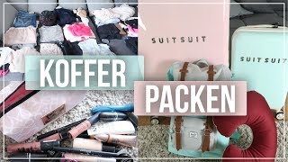 KOFFER PACKEN  Ich packe meinen Koffer für 1 JAHR USA  au pair vlog 15 [upl. by Adlei]