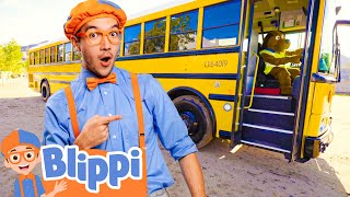 Blippis Wheels On The Bus Adventure  Songs For Children  Educational Videos For Kids [upl. by Halle]