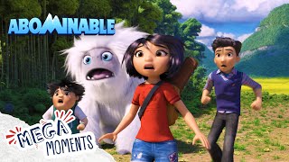 Escaping The City 🏔️  Abominable  Movie Moments  Mega Moments [upl. by Elodia]