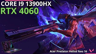 VALORANT  1080P  I9 13900HX  RTX 4060  ACER PREDATOR HELIOS NEO 16 [upl. by Meehaf]