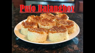 Puto Balanghoy  Steamed Grated Cassava   How to make Puto Balanghoy  Puto Lanson putorecipe [upl. by Eednus]