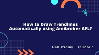 How to Draw Trendlines Automatically using Amibroker AFL [upl. by Nosyd]