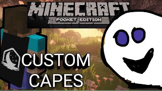 HOW TO GET CUSTOM CAPE IN MCPE121mcpeminecraftpe custom cape [upl. by Paulina]