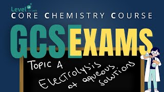 6 Electrolysis of aqueous solutions topic 4 AQA triple and combined science tutorial [upl. by Pownall]