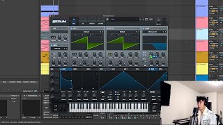 Serum tutorial  How to make a pluck Future Bass Illenium Nurko style [upl. by Gefell]