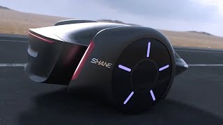 Introducing SHANE A FirstofitsKind Parallel TwoWheeled Electric Car Concept from Inventist [upl. by Hebel740]