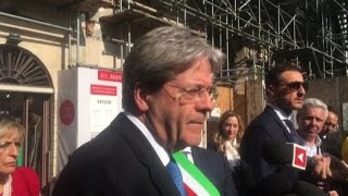 Gentiloni manovra entro metà aprile fondi consistenti per sisma [upl. by Weitzman]