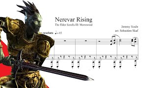 Nerevar Rising  Morrowind Piano cover [upl. by Nerraj168]