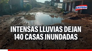 🔴🔵Arequipa Intensas lluvias dejan 140 casas inundadas y más de 60 damnificados en distrito de Yura [upl. by Brom]