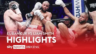 HIGHLIGHTS Chris Eubank Jr vs Liam Smith  Spectacular knockout finish [upl. by Llorre]