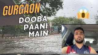 FIRST RAIN OF GURGAON 🌧️🌧️BUS FAAS GYI rain viral news travel share weather rainyday nature [upl. by Nortad]