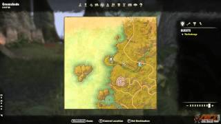 Greenshade Treasure Map V Location  The Elder Scrolls Online [upl. by Shirl]