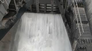 Destructive Force HighPressure Spillway Water Releases Impact on Concrete Dams [upl. by Rozina]