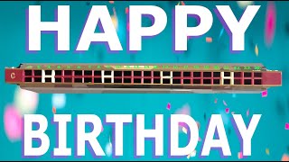 How to Play Happy Birthday on a Tremolo Harmonica with 24 Holes Part II [upl. by Niran]