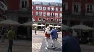 Plaza Mayor Madrid 🇪🇸alegriascubitavlogs españa madrid travel [upl. by Dlonyer]