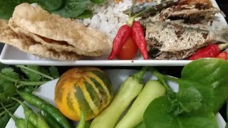 white rice with coconut sambal and fried fish SL Live Hungry Mukbang is live [upl. by Lontson488]