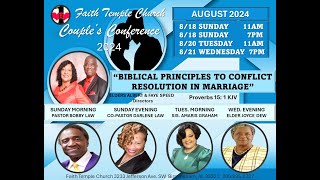 Sunday AM Couples Conference 2024 81824 [upl. by Idroj852]