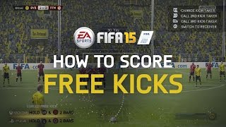 FIFA 15 Tutorial How To Score Free Kicks [upl. by Nadler]