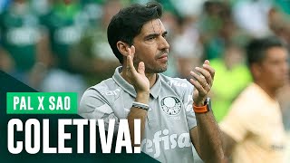 COLETIVA ABEL FERREIRA  PALMEIRAS X SÃO PAULO  SUPERCOPA REI [upl. by Beichner959]