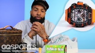 10 Things Odell Beckham Jr Cant Live Without  GQ Sports [upl. by Anwat]