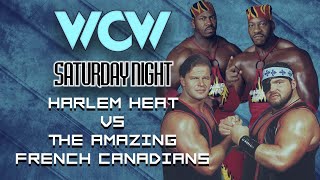 Harlem Heat VS The Amazing French Canadians WCW SATURDAY NIGHT wcw wcwsaturdaynight bookert [upl. by Ierna]