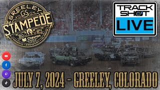 Demolition Derby  TRACK SHOT LIVE  Greeley Stampede Colorado [upl. by Notnil]