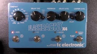 TC Electronic Flashback X4 Review TonePrint Editor Demo  BestGuitarEffectscom [upl. by Yale642]