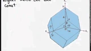 Mod01 Lec05 Reciprocal lattice II Brillouin zone and Braggs diffraction condition [upl. by Ianej]