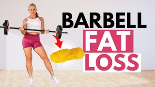 30 Minute Barbell Workout For Weight Loss  Follow Along [upl. by Notnilk]