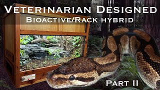 Bioactive Ball Python VivariumTub Hybrid Enclosure Part II [upl. by Arahat]