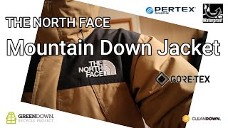 THE NORTH FACE ノースフェイス マウンテンダウンジャケットMサイズユーティリティブラウン購入レビュー！ [upl. by Blisse]