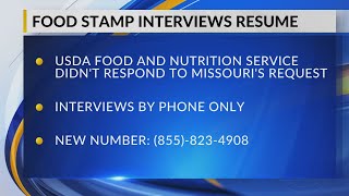 Food stamp interviews to resume by phone only [upl. by Atsyrt425]