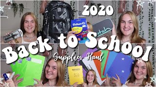 BACK TO SCHOOL SUPPLIES HAUL 2020  Schulmaterialien für die 5 Klasse  neue Schule  creatis live [upl. by Nylkoorb]