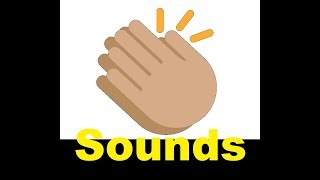 Clapping Sound Effects All Sounds [upl. by Aliak]