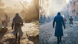 These Two Games are 9 Years Apart  Assassins Creed Mirage VS Unity [upl. by Aidne325]