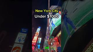 Travel Destinations Around 1000 New York City Episode budgettravel newyorkcity travelshorts [upl. by Brubaker]