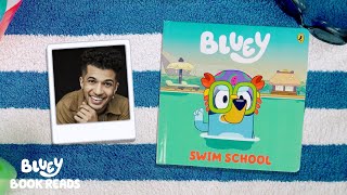 Swim School 🤿 Read by Jordan Fisher  Bluey Book Reads  Bluey [upl. by Ferrigno]