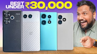 Best Phones Under Rs 30000 Q3 2024  The Most Exciting Category [upl. by Saffian]