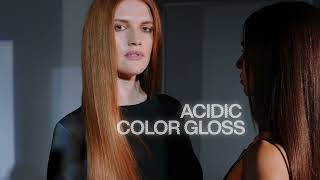 Redken  new ACIDIC COLOR GLOSS [upl. by Dnalyram955]