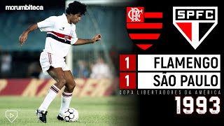 Flamengo 1x1 São Paulo  1993  LIBERTADORES PEGANDO FOGO NO MARACANÃ E GOLAÇO DE PALHINHA 🔥 [upl. by Eiramik50]