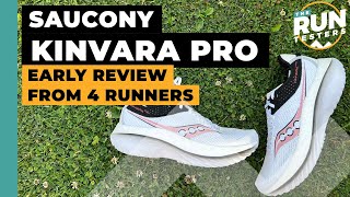 Saucony Kinvara Pro Early Review From 4 Runners We test the maxstack carbon Kinvara [upl. by Johna]